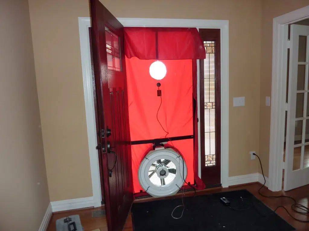 blower door testing